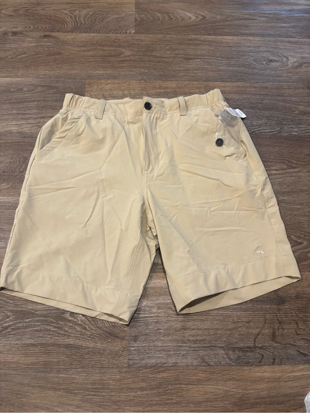 Brooks Brothers Golf Nylon Shorts Khaki Lightweight 9” Mens 34 NWT